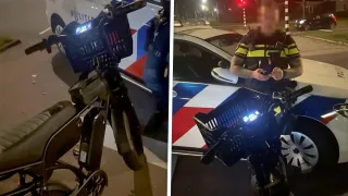 Bijdehandje krijgt boete voor opgevoerde fatbike zonder dat de politie hem test