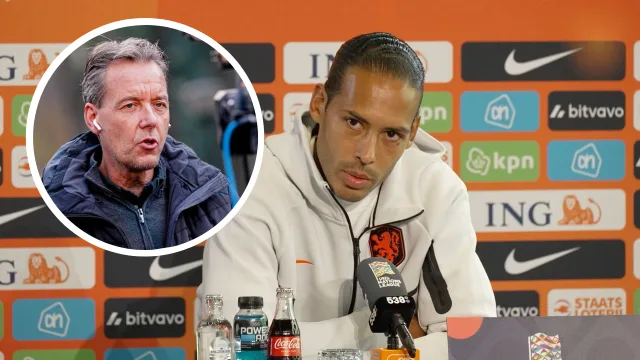 Valentijn Driessen haalt bij Virgil van Dijk het bloed onder de nagels vandaan