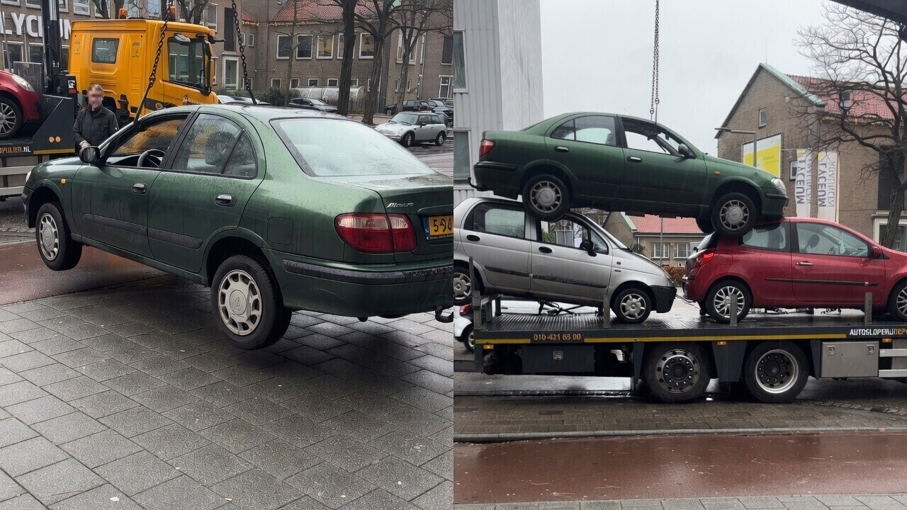 Tetris voor gevorderden: Baas van de dag stapelt auto's alsof het LEGO-blokken zijn