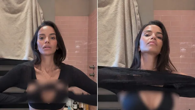 Even opletten: Monica Geuze heeft een nieuw Hunkemöller-setje