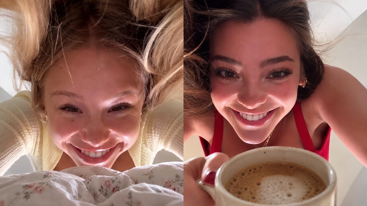 Deze twee dames weten hoe ze je een heel goede morgen wensen