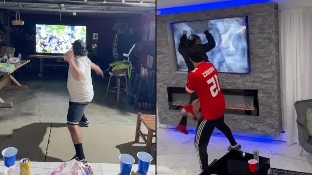 Compilatie van gefrustreerde kijkers die hun eigen tv slopen