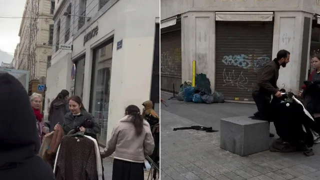 Vrouw rooft winkel in Parijs leeg, tot haar eigen man ingrijpt