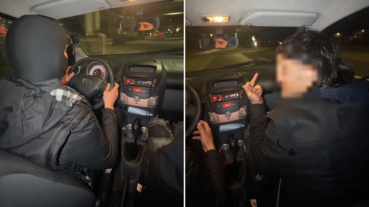 'Jong en gemaskerd Syrisch tuig scheurt door een woonwijk met 110 km/u'