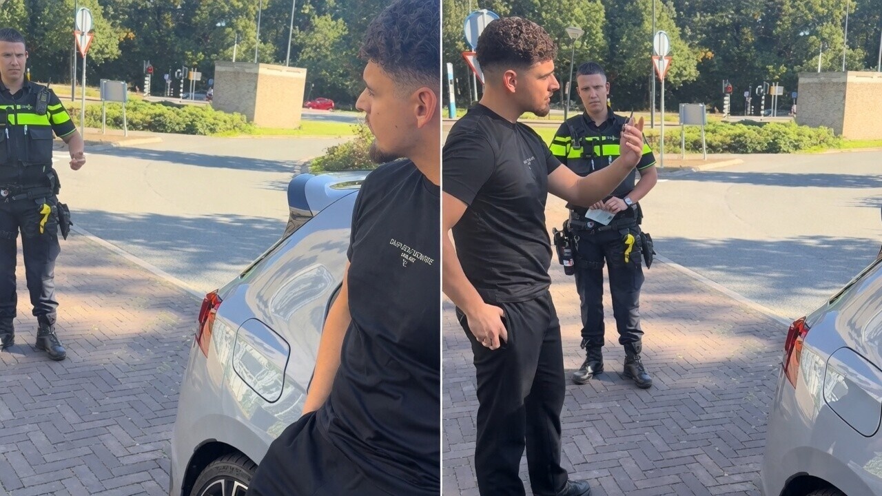 Internet reageert afkeurend op TikTok-rapper die zich stoer opstelt tijdens politiecontrole